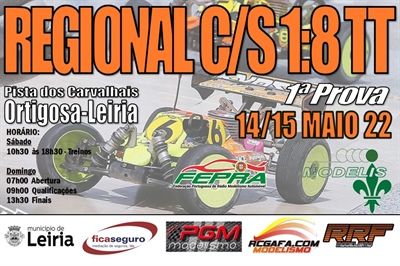 1ª Prova Campeonato Regional Centro/Sul 1/8 TT